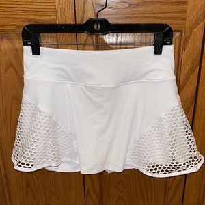 White Womens Skort